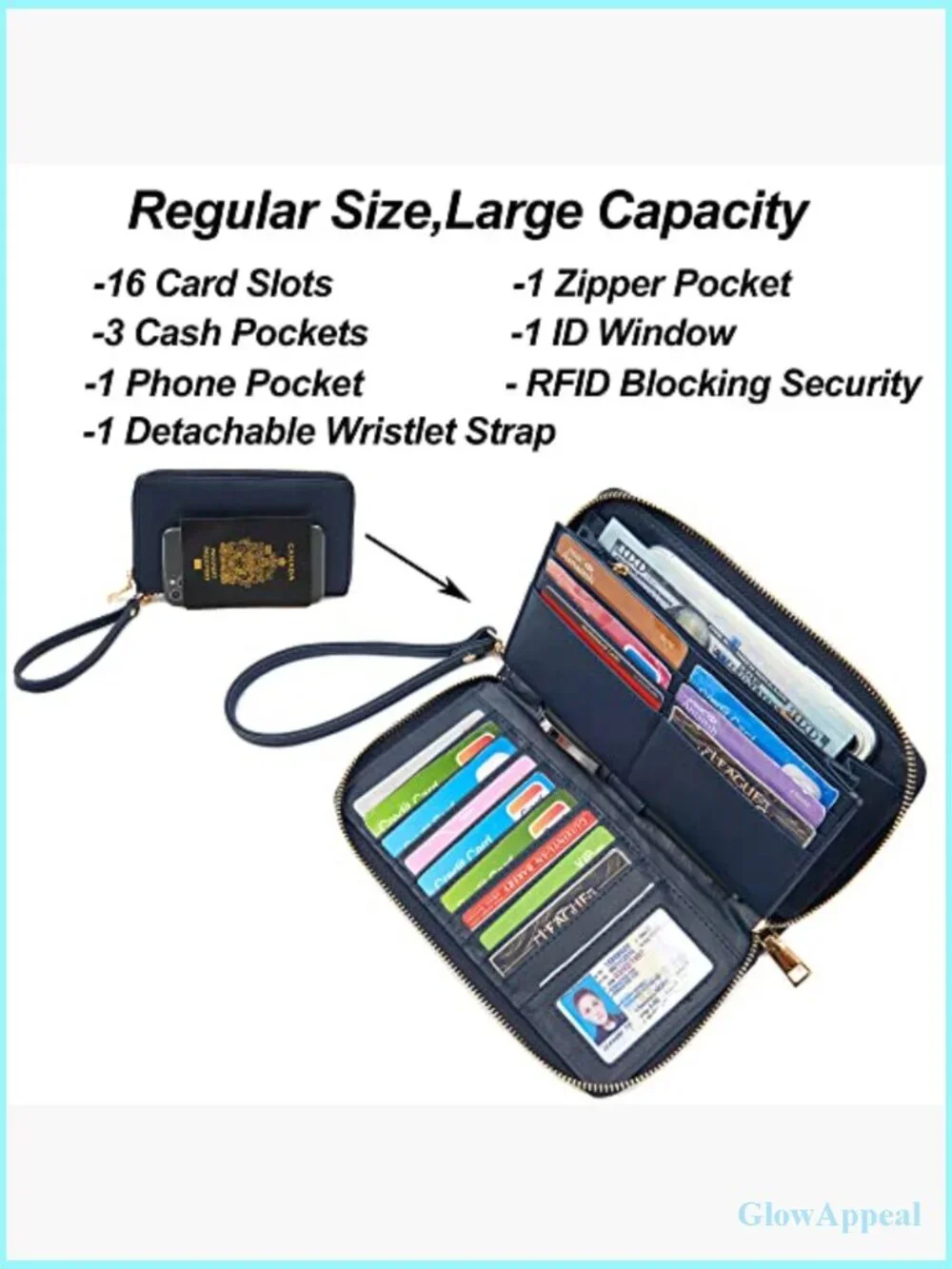 Large Satchel Tote with Matching Wallet and Cosmetic Bag Set